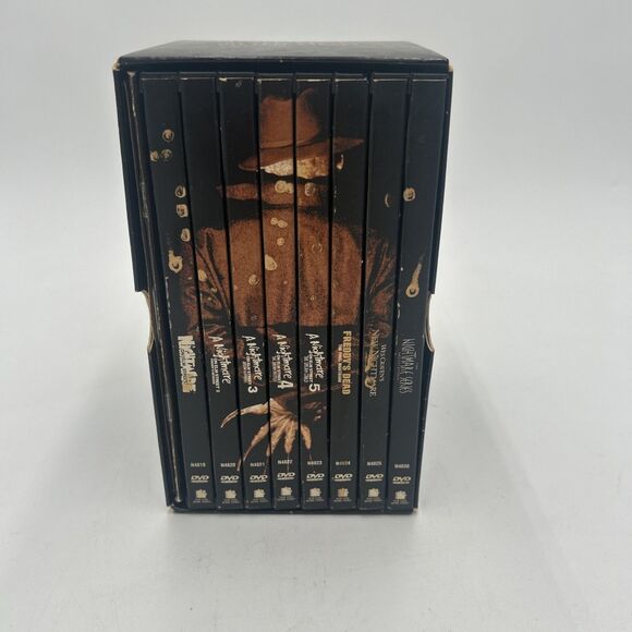 The Nightmare on Elm Street Collection 8-DVD Set 1999 Book, 3D Glasses Freddy - Picture 5 of 8